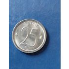 Бельгия 25 сантимов 1970 "BELGIE"