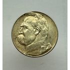 5 злотых 1936г. Пилсудский. Остатки штемпельного блеска. С 1 руб.