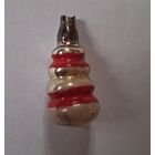 Елочная мини игрушка Пирамидка 3 из набора Малютка