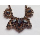 Колье Чехия Чехословакия. Гранатовое, рубиновое.