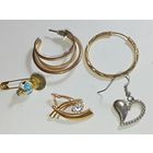 Серьги  потеряшки   . Распродажа винтажный бижутерии с рубля !