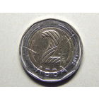 Болгария 2 лева 2015г.