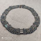 Колье -бусы гематит