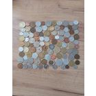 Монеты мира, 100 шт, без РФ, СССР, Украины