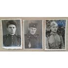 Фото солдат в различном обмундировании. 1950-е. 5х8 см