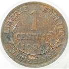 Франция 1 сантим 1903 (274) распродажа коллекции