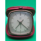 Часы дорожные, настольные "UMF RUHLA". На ходу. Ретро СССР.