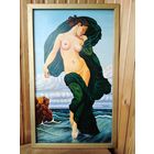 "Ночное настроение" 84х51.5см Коваленко Н.В. 1990 год. Авторская картина-копия.