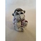 Статуэтка "Обезьяна" фарфор ДФЗ
