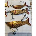 Блесна ЛЕНИНГРАДСКАЯ ссср набор 3шт разных размеров ОДНИМ ЛОТОМ ВСЕ ЧТО НА ФОТО