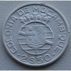 Мозамбик. "Португальская колония" 2,5 эскудо 1950 год КМ#68   Тираж: 4.000.000 шт