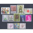 [2338] Марки стран Европы. 12 гашеных марок.