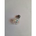 Елочная мини игрушка Шар прозрачный с рисунком из армянского набора Малютка