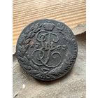2 копейки 1763 перечекан с барабанов
