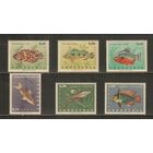 Венесуэла-1966(Мих.1676-1681) , **  , Морская  Фауна, Рыбы (полная серия)
