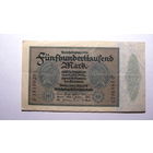 Германия Ro87c . 500000 марок ( 7 цифр в номере. Номер и серия имеются ТОЛЬКО на аверсе  . Слева и справа)