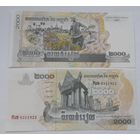 Камбоджа 2000 риелей 2007 года UNC