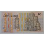 Острова Кука 10 долларов 1987 года UNC
