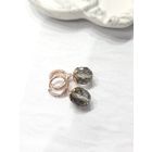 Лот С 1 РУБЛЯ! много лотов! Серьги из Аврора Бореалис Чехия, розовое золото