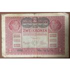 Банкнота Австрия 2 кроны 1917 год
