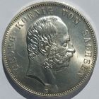 5 марок 1903 Саксония. Курсовая монета уровня MS-63. Редкость в данной степени сохранности.  Возможен небольшой торг.