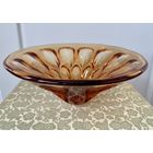 Ваза (Глазки) ЛЗХС янтарный цвет авт Лаврова.А.П.1970х