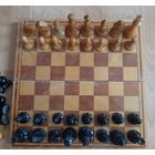 Шахматы турнирные, утяжеленные, дерево, времен СССР.