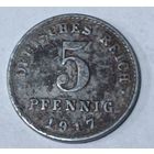 Германия. 5 пфеннигов 1917 года. А.