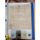 Свидетельство о рождении народный комиссариат внутренних дел СССР 1924 г.