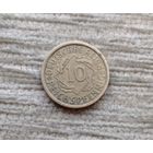 Werty71 Германия 10 рейхспфеннигов 1925 А пфеннигов Веймар