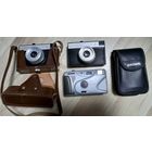 Три Фотоаппарата.Взводятся.Щелкают.