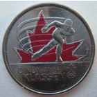 Канада 25 центов 2009 г. Синди Классен - шестикратный призёр Олимпийских игр. Цветное покрытие