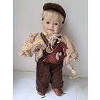 Фарфоровая кукла. Мальчик артист. Клеймо SFC. 90-е годы. Высота 27 см