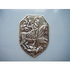 Серебренная( 84 кораблик) Иконка Св. ГЕОРГИЯ ПОБЕДОНОСЦА. Смотри описание.