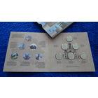 2020 г. Архитектура,   Архітэктурная спадчына Беларусі , Архитектурное наследие Беларуси , Architectural heritage of Belarus , Оригинальная банковская упаковка , комплект. 6 монет. 2020 год.