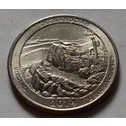 25 центов, квотер США, нац. парк Шенандоа, штат Вирджиния, P D