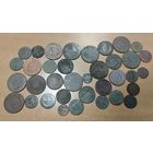 36 медных монет ДО Николая 2. Года, номиналы.