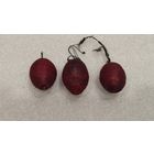 Игрушка елочная Слива Вата