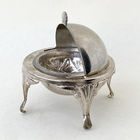 Винтажная икорница на ножках