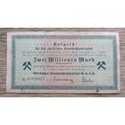 Werty71 Германия 2000000 Марок 1923 Восточно эльбская буроугольная промышленность 2 миллиона  банкнота