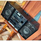 Sony FH-424R. HST-424 + колонки SS-H616K. Made in Japan. Музыкальный центр. Двухкассетный магнитофон. Магнитола с радио