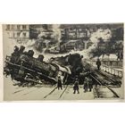 Герус С.П. "Диверсия на Минской железной дороге",1967 г. р. 54,5х78,5 см.