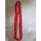 Бусы . Чехословакия . Коралловый бисер