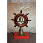 Настольный сувенир "Штурвал", времён СССР, высота 26.5 см.