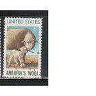 США-1971, (Мих.1025) , гаш. , Фауна, Овечка (одиночка)