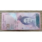Werty71 Венесуэла 20 боливаров 2014 UNC банкнота Черепашки