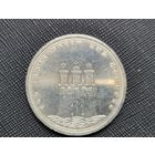 10 марок 800 лет Гамбургскому порту J ФРГ Серебро 15,5 грамма 625 пробы! ВОЗМОЖЕН ОБМЕН!