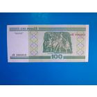100 рублей 2000 года. Беларусь. Серия кМ. аUNC