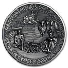 Соломоновы острова 5 долларов 2018г. "Путешествия Одиссея: Гелиос". Монета в капсуле; подарочном футляре; сертификат; коробка. СЕРЕБРО 62,20гр.(2 oz).