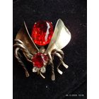 Брошь муха серебро ссср